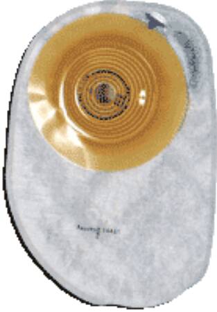 Colostomy Pouch Assura® One-Piece System 8-1/2 Inch Length, Maxi Convex Light, Trim to Fit 3/4 to 1-1/4 Inch Stoma Closed End