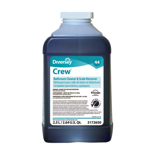 Surface Cleaner Diversey™ Crew® Bathroom Cleaner and Scale Remover Acid Based J-Fill® Dispensing Systems Liquid Concentrate 2.5 Liter Bottle Scented NonSterile