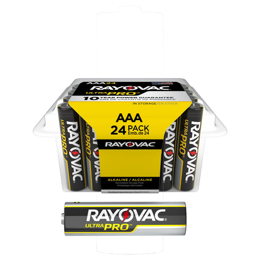 Alkaline Battery Rayovac® Ultra Pro™ AAA Cell 1.5V Disposable 24 Pack