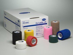 Cohesive Bandage Co-Lastic® 1 Inch X 5 Yard Self-Adherent Closure Tan NonSterile Standard Compression