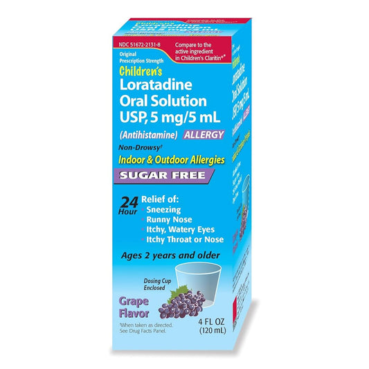 Allergy Relief 5 mg / 5 mL Strength Oral Solution 4 oz.