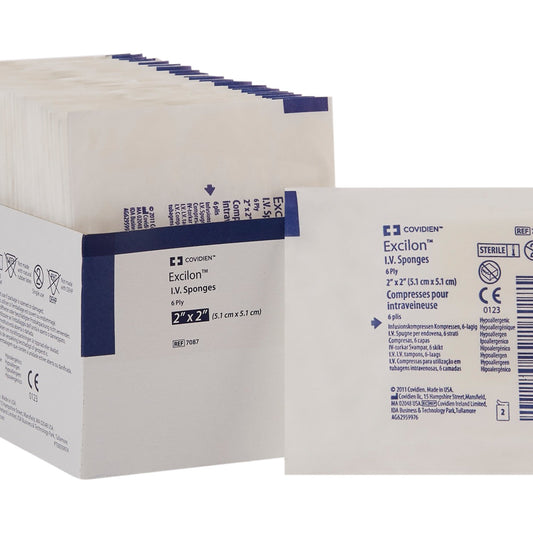 I.V. Sponge Excilon™ 2 X 2 Inch 6-Ply Sterile 2 per Pack