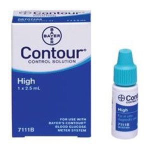 Blood Glucose Control Solution Ascensia™ Contour® 2.5 mL High Level