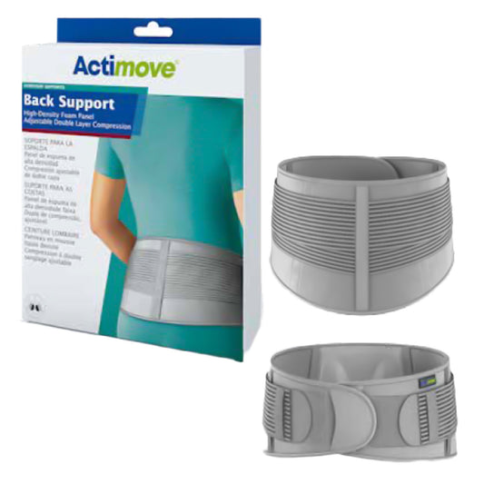 Back Support Actimove® Everyday Supports Small / Medium Hook and Loop Closure 29 to 37 Inch Waist Circumference Adult