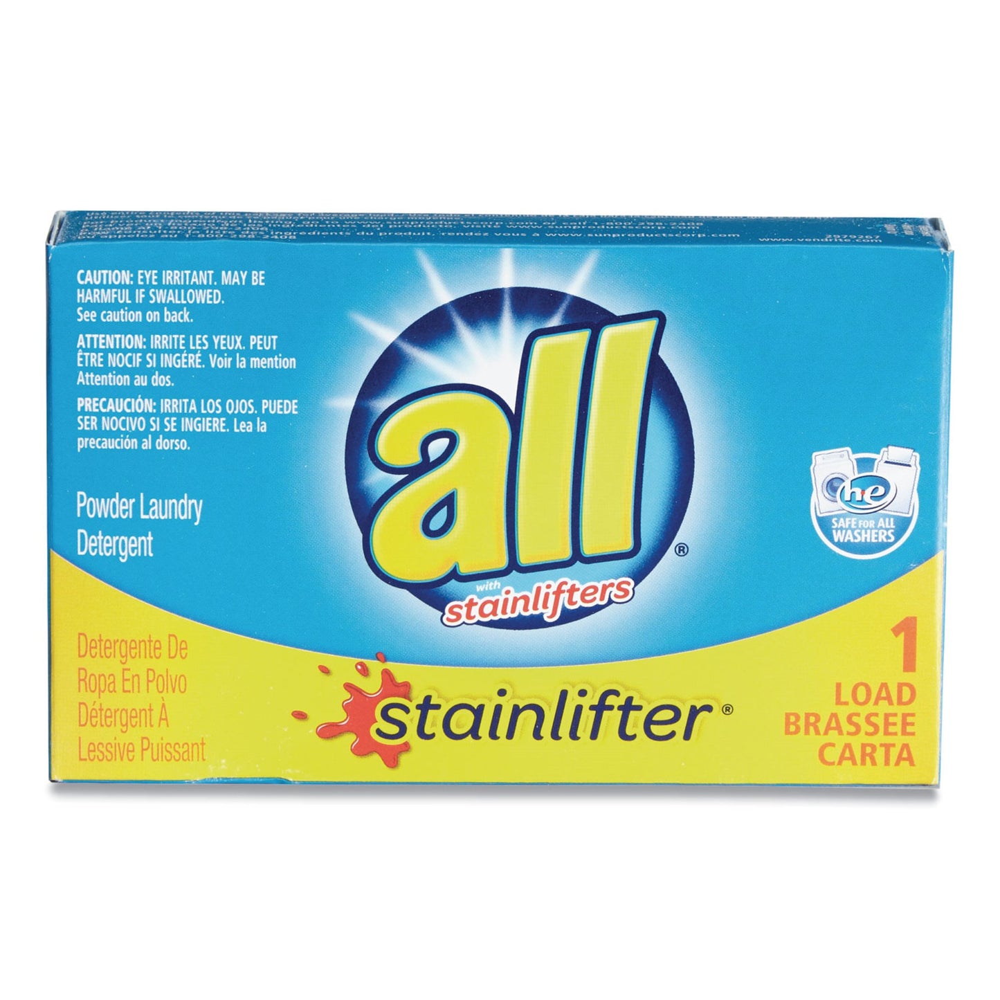 Laundry Detergent all® 1.8 oz. Box Powder Unscented