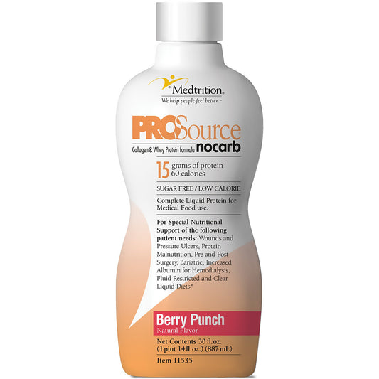 Oral Supplement ProSource™ NoCarb Berry Punch Flavor Liquid 30 oz. Bottle