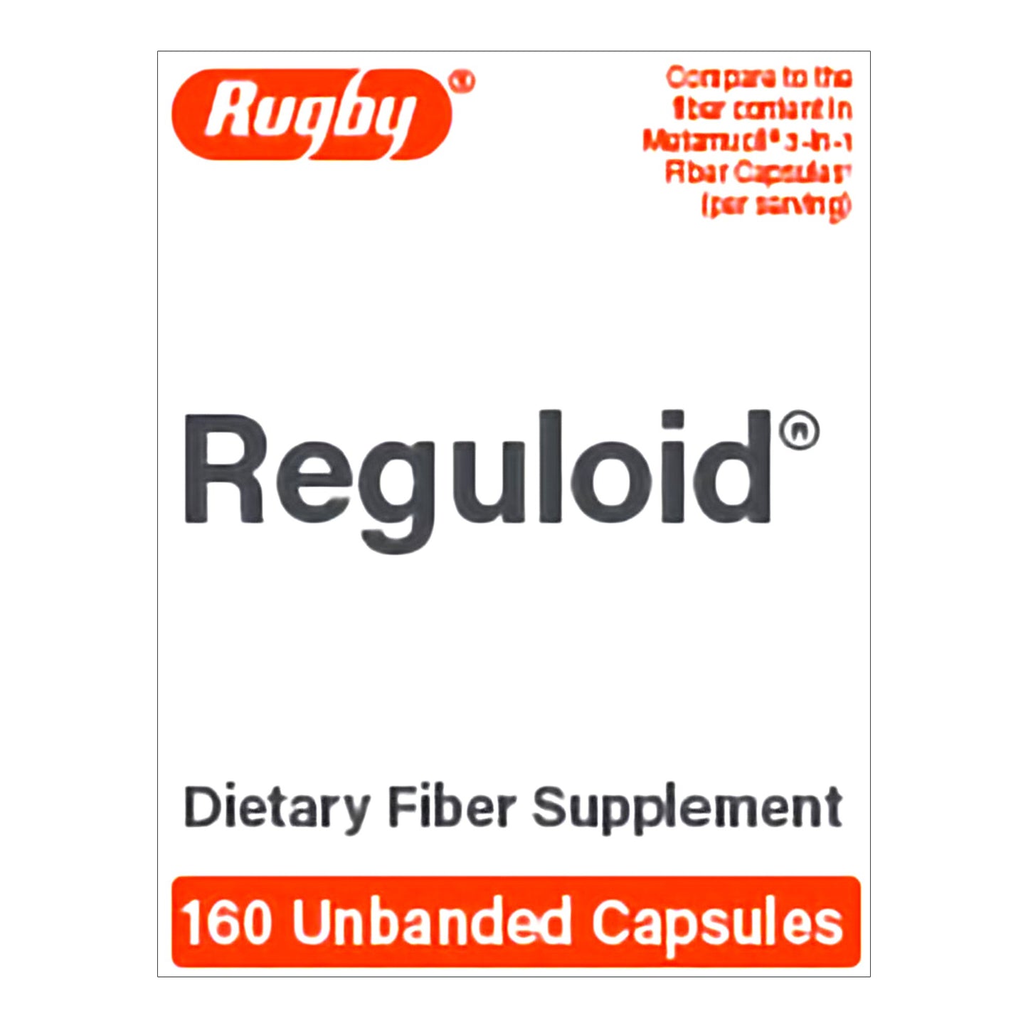 Laxative Reguloid® Capsule 160 per Bottle Psyllium Husk