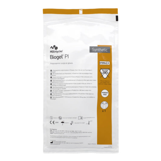 Surgical Glove Biogel® PI Size 6.5 Sterile Polyisoprene Standard Cuff Length Micro-Textured Ivory Chemo Tested
