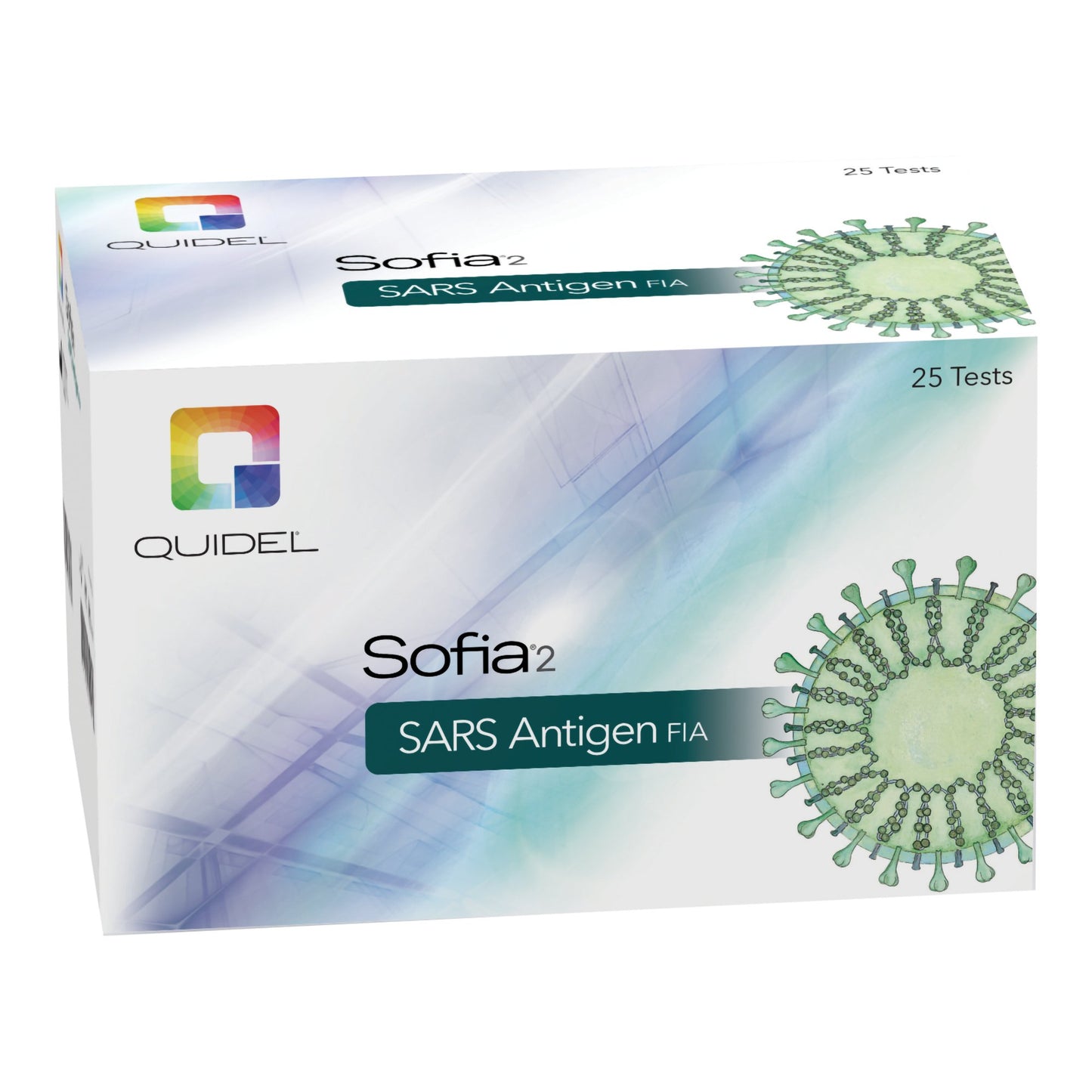 Respiratory Test Kit Sofia® SARS Antigen FIA 25 Tests CLIA Waived