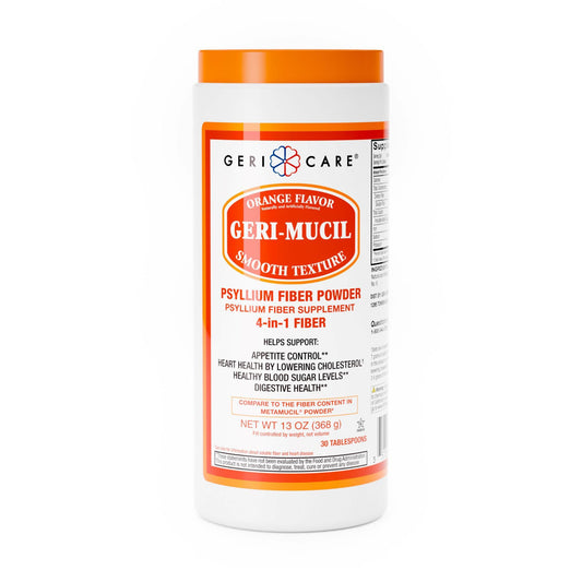Laxative Geri-Care® Orange Flavor Powder 13 oz. 3.4 Gram Strength Psyllium Husk