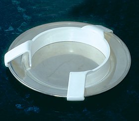 Plate Guard White, Plastic, Large
