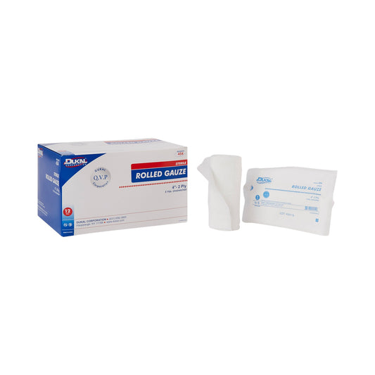 Conforming Bandage Dukal™ 4 Inch X 5 Yard 2-Ply Sterile 1 per Pack