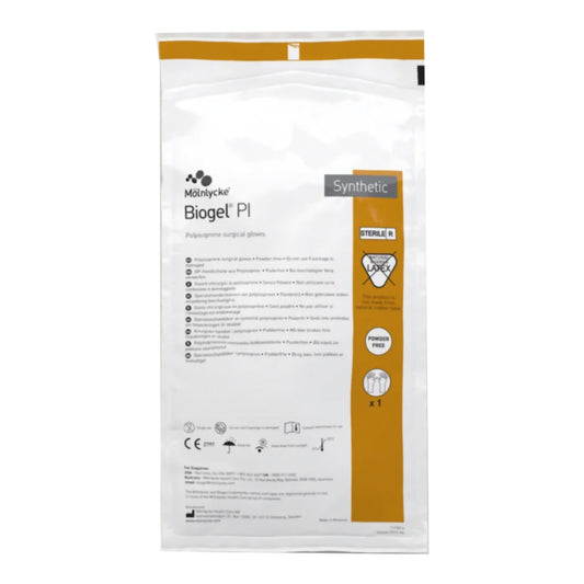 Surgical Glove Biogel® PI Size 7.5 Sterile Polyisoprene Standard Cuff Length Micro-Textured Ivory Chemo Tested