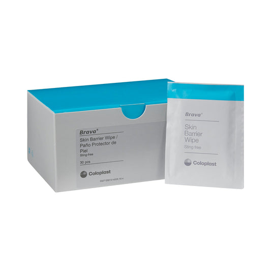 Skin Barrier Wipe Brava® 90 to 95% Strength Hexamethyldisiloxane Individual Packet NonSterile