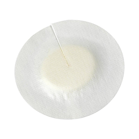 Foam Dressing Optifoam® Site 4 Inch Diameter With Border Waterproof Backing Adhesive Fenestrated Round Sterile