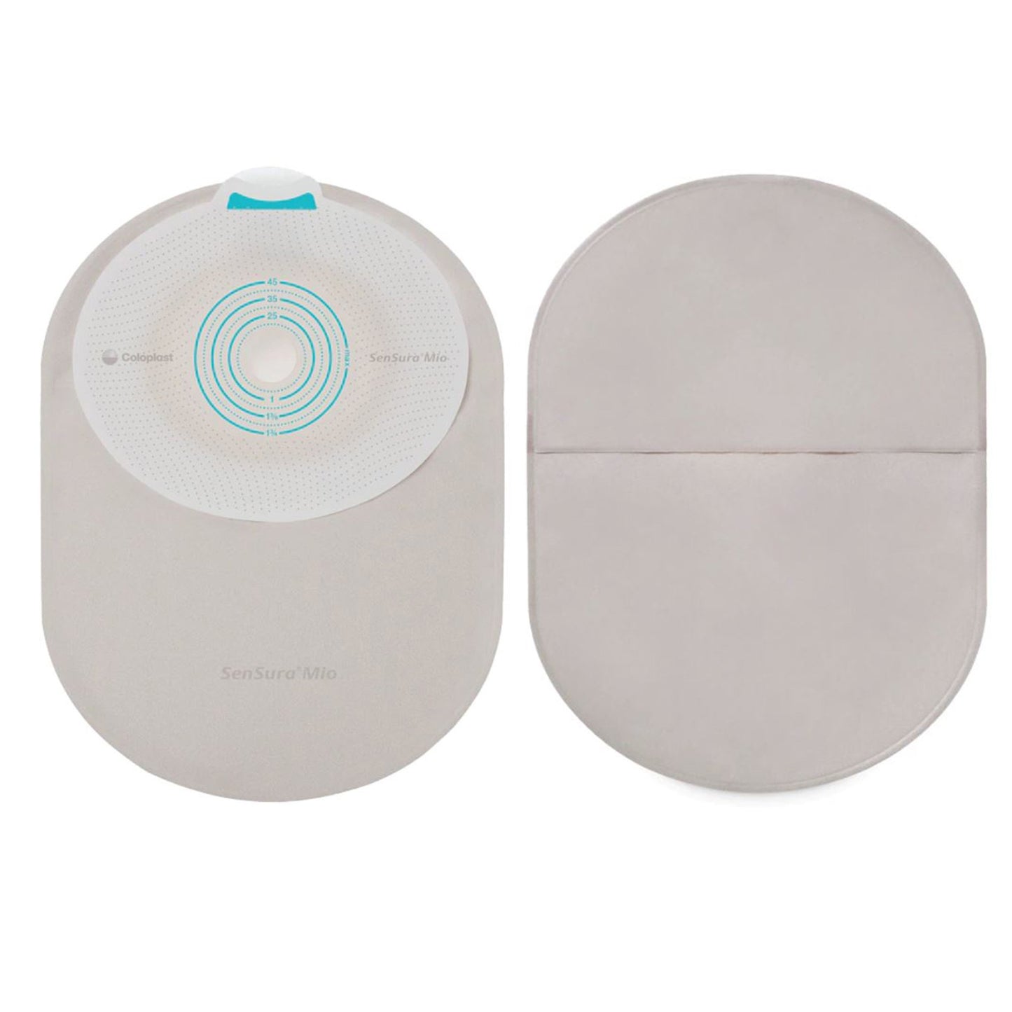 Ostomy Pouch SenSura® Mio One-Piece System 5-1/4 Inch Length, Mini Flat, Trim to Fit 5/8 to 1-3/4 Inch Stoma Closed End