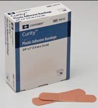Adhesive Strip Curity™ Plastic Tan 3/4 X 3 Inch Sterile