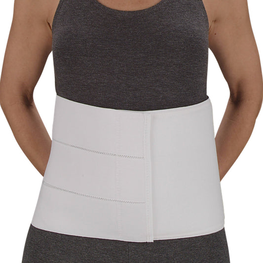 Abdominal Binder DeRoyal® Large Hook and Loop Closure 63 to 74 Inch Waist or Hip Circumference 9 Inch Height Adult