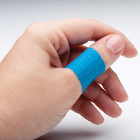 Metal Detectable Adhesive Strip American White Cross® First Aid Fabric Blue 1-1/2 X 3 Inch Sterile