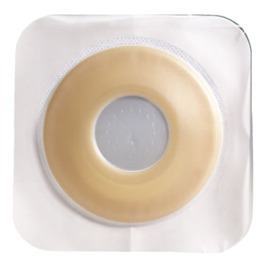 Ostomy Barrier Sur-Fit Natura® Precut, Extended Wear Durahesive® Adhesive 57 mm Flange Sur-Fit® Natura® System Hydrocolloid 1-5/8 Inch Opening 5 X 5 Inch
