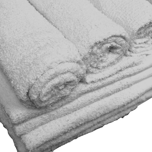 Washcloth 12 X 12 Inch White Reusable