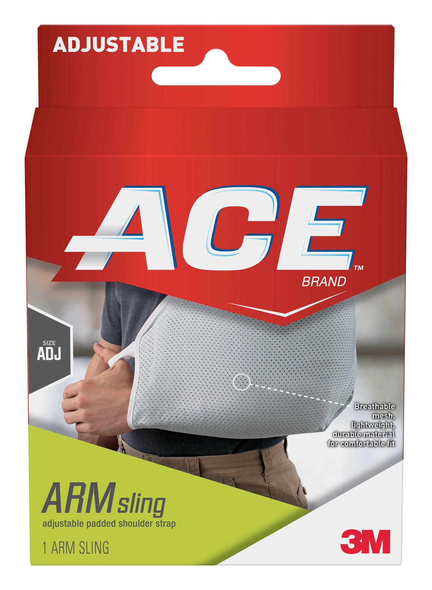 Arm Sling with Padded Strap 3M™ Ace™ Buckle Closure / Adjustable Strap One Size Fits Most