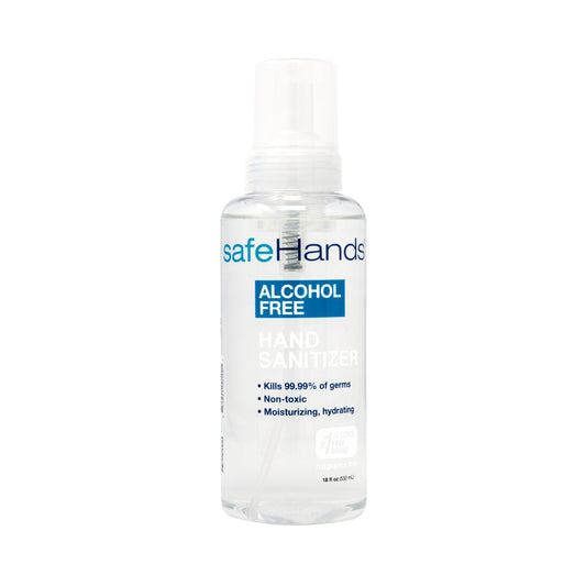 Alcohol-Free Hand Sanitizer safeHands® 18 oz. BZK (Benzalkonium Chloride) Foaming Pump Bottle