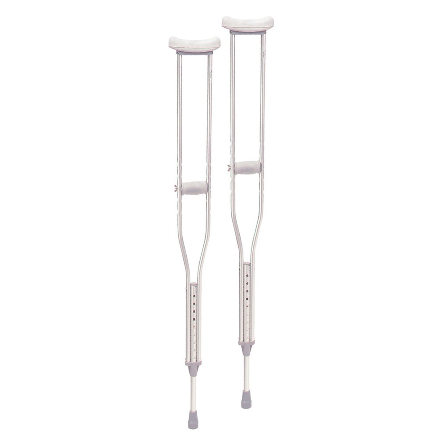 Underarm Crutches drive™ Adult 5 Foot 2 Inch to 5 Foot 10 Inch User Height Aluminum Frame 350 lbs. Weight Capacity