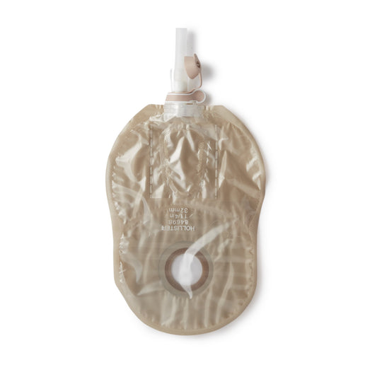 Urostomy Pouch Premier™ One-Piece System 9 Inch Length Flat, Pre-Cut 32 mm Stoma Drainable