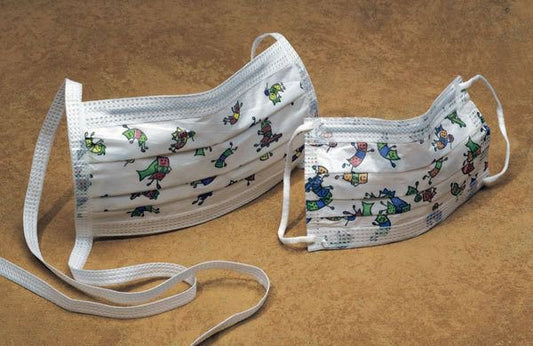 Procedure Mask Cardinal Health™ ASTM Level 1 Earloops One Size Fits Most