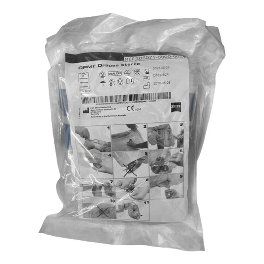 Microscope Drape VisionGuard™ 118 L X 48 W Inch For OPMI® MD/CS/11, 111, ORL, PRO magis, OPMI® Neuro, Movena, Sensera, Pro Ergo, Pentero, and VISU 140/150/160/200/210