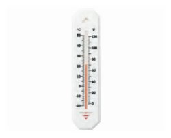 Wall / Room Thermometer Durac® Fahrenheit / Celsius 0° to 120°F (-20° to +50°C) Ambient Sensor Wall Mount Does Not Require Power