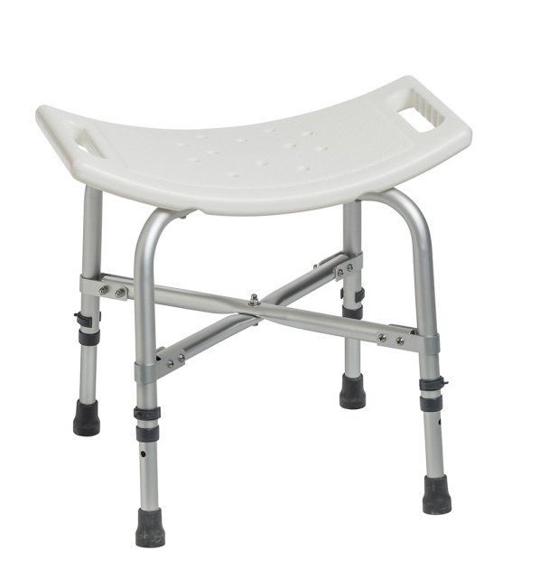 Bath Bench drive™ Without Arms Aluminum Frame Without Backrest 20 Inch Seat Width 500 lbs. Weight Capacity