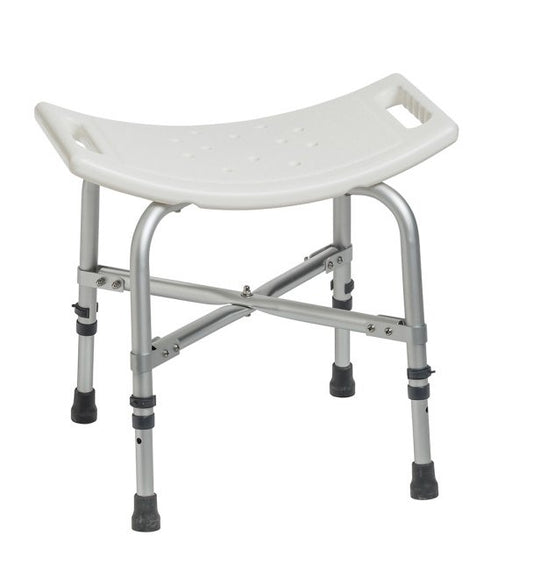 Bath Bench drive™ Without Arms Aluminum Frame Without Backrest 20 Inch Seat Width 500 lbs. Weight Capacity