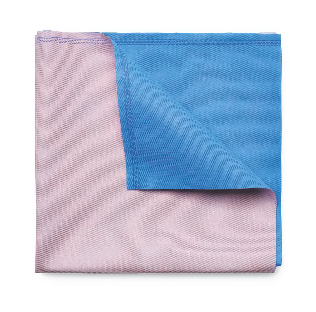 Surgical Instrument Wrap 36 X 36 Inch, Blue and Pink, SMS Polypropylene