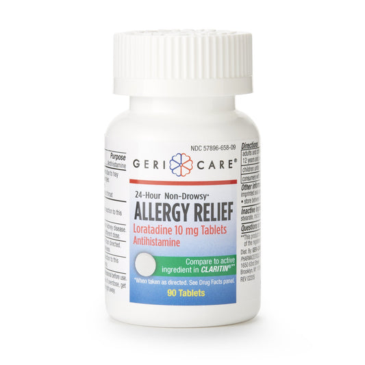 Allergy Relief Geri-Care® 10 mg Strength Tablet 90 per Bottle