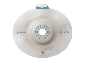 Ostomy Barrier SenSura® Mio Flex Precut, Standard Wear Elastic Adhesive 50 mm Flange Red Code System 35 mm Opening