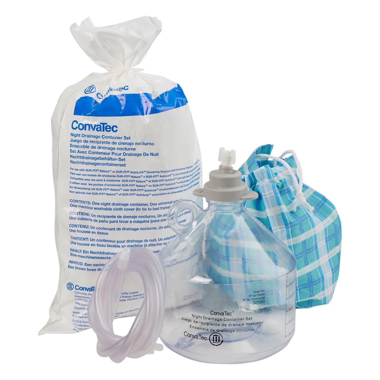 Urinary Night Drainage System ConvaTec® Without Valve NonSterile 2,000 mL Plastic
