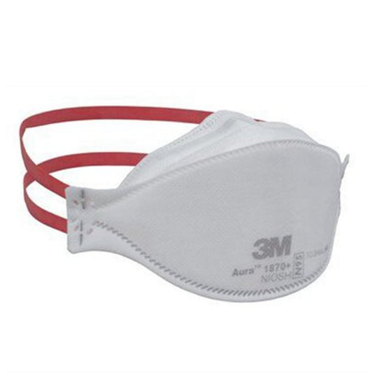 Particulate Respirator / Surgical Mask 3M™ Aura™ Medical N95 ASTM F1862 Elastic Strap One Size Fits Most