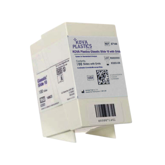 Urinalysis Microscope Slide KOVA Plastics Glasstic Plain