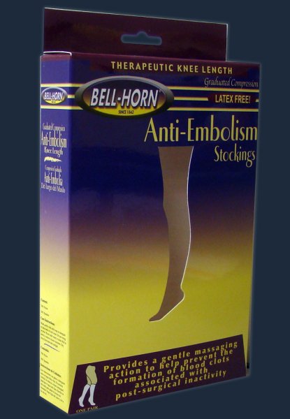 Anti-embolism Stocking Thigh High 2X-Large Beige Closed Toe
