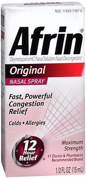 Sinus Relief Afrin® Original 0.05% Strength Nasal Spray 15 mL