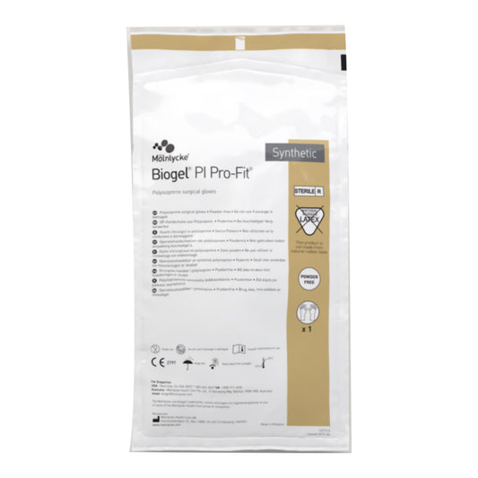 Surgical Glove Biogel® PI Pro-Fit® Size 8.5 Sterile Polyisoprene Standard Cuff Length Micro-Textured Cream Not Chemo Approved