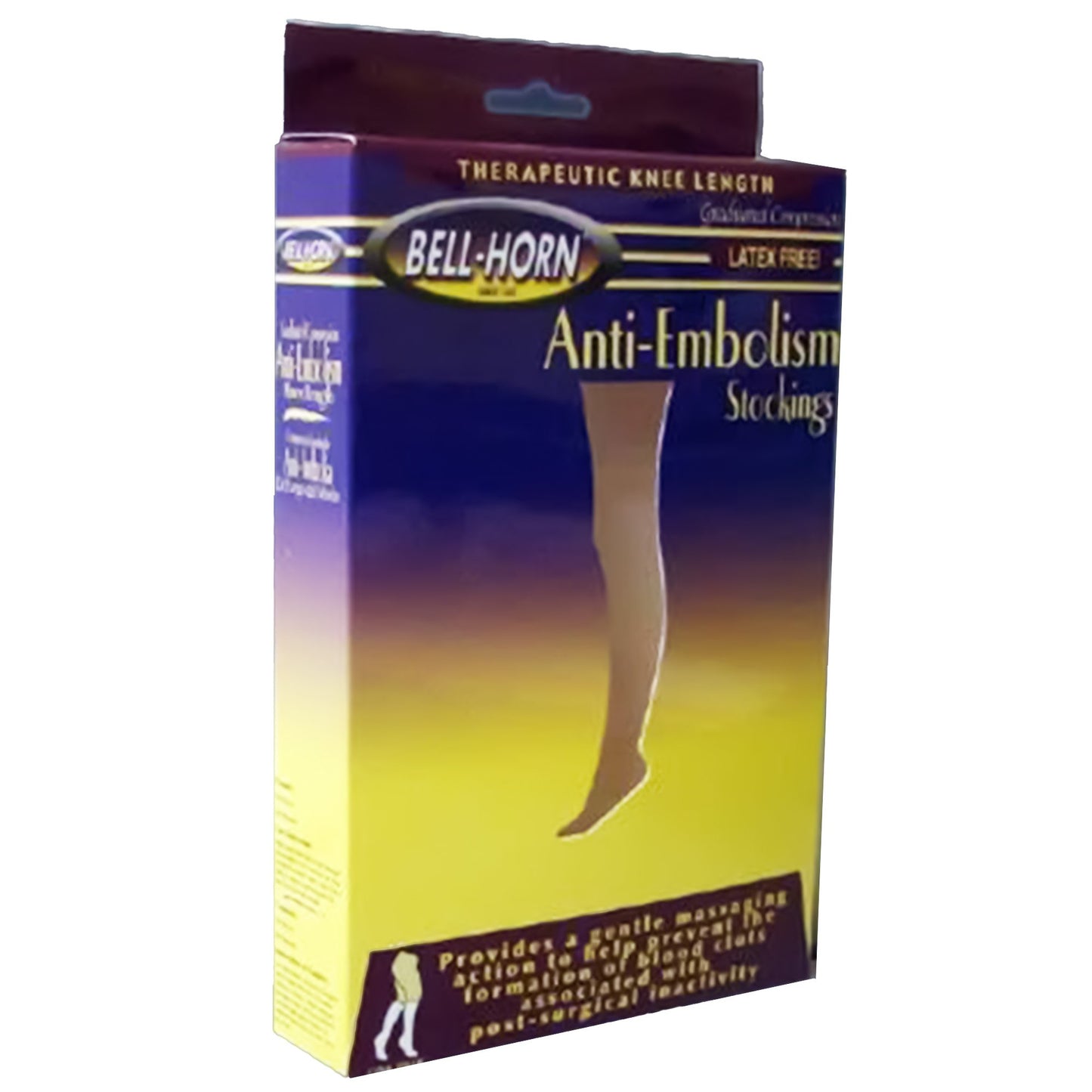 Compression Stocking Bell-Horn® Knee High X-Large Beige Closed Toe