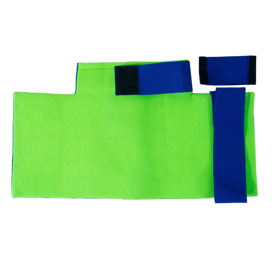 Cold Pack with Wrap Polar Ice® Foot / Ankle One Size Fits Most 9-1/2 X 16-1/2 Inch Nylon / Polyester / Water Reusable