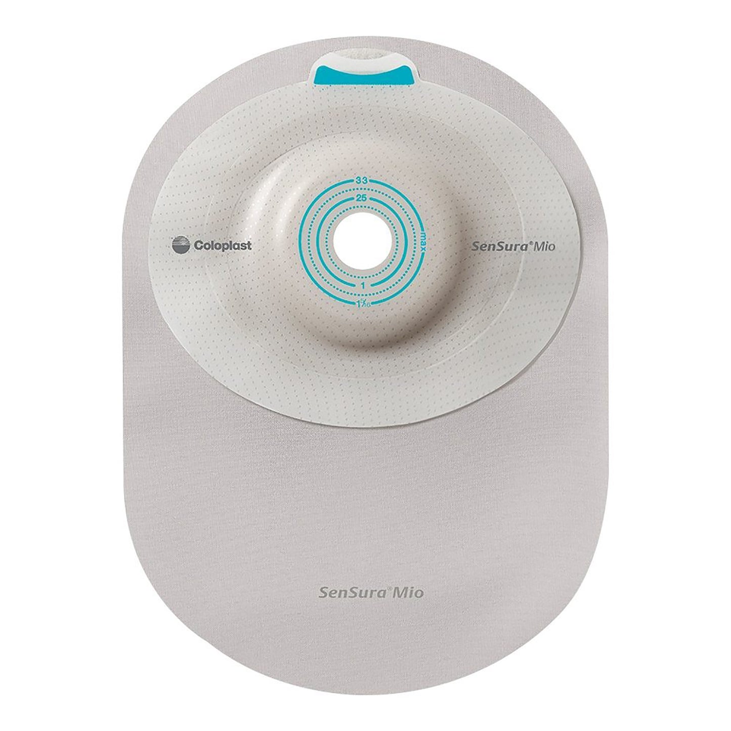 Ostomy Pouch SenSura® Mio Convex One-Piece System 8-1/4 Inch Length, Maxi Soft Convex, Trim to Fit 5/8 to 1-5/16 Inch Stoma Closed End