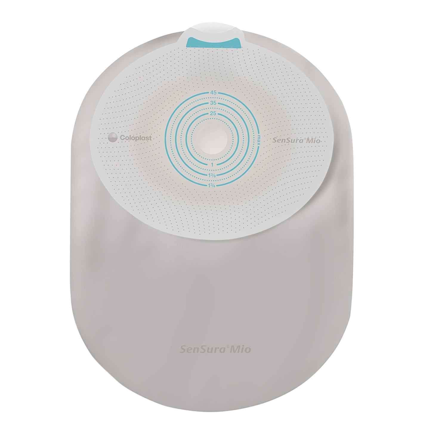 Ostomy Pouch SenSura® Mio One-Piece System 8-1/4 Inch Length, Maxi Flat, Trim to Fit 1-9/16 to 2-1/8 Inch Stoma Closed End