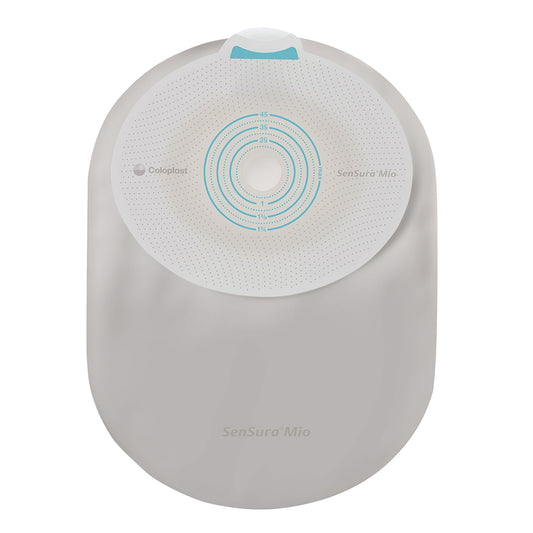 Ostomy Pouch SenSura® Mio One-Piece System 8-1/4 Inch Length, Maxi Flat, Trim to Fit 1-9/16 to 2-1/8 Inch Stoma Closed End