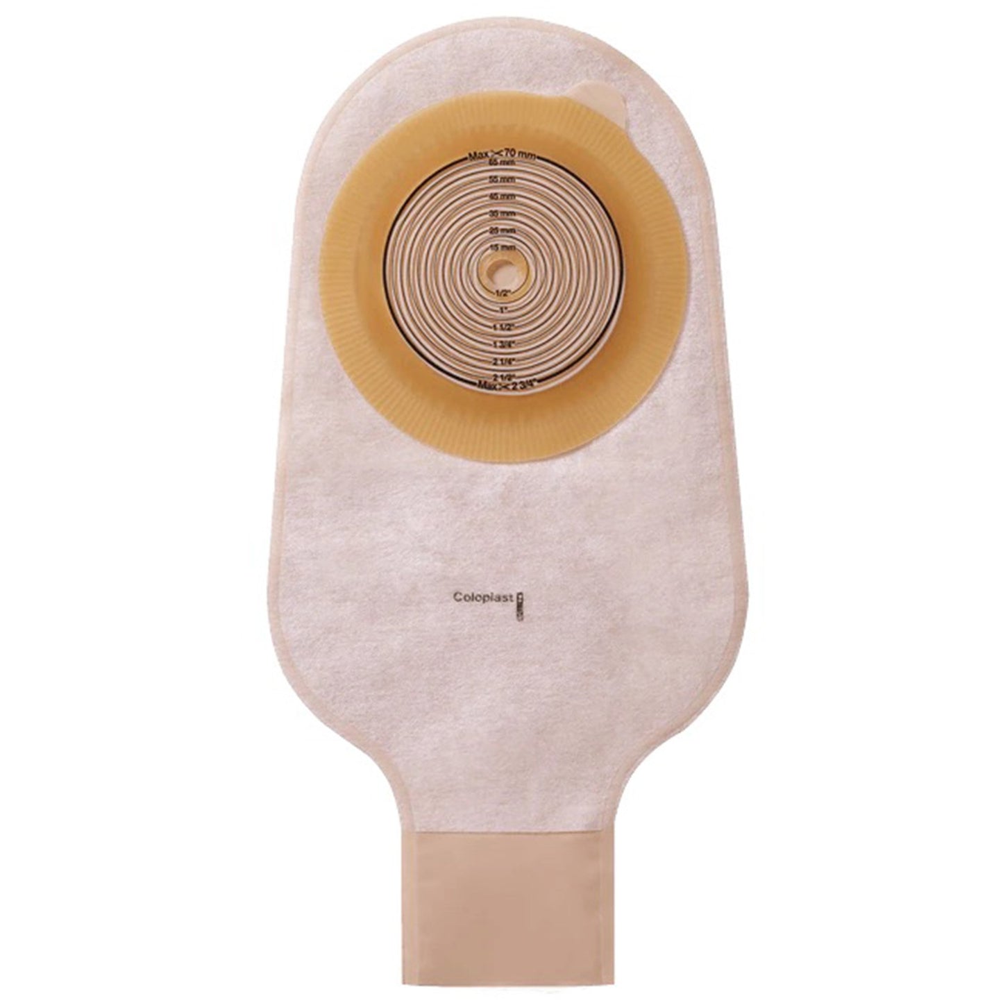 Ostomy Pouch Assura® One-Piece System 11-1/4 Inch Length Trim To Fit 10 to 70 mm Stoma Drainable