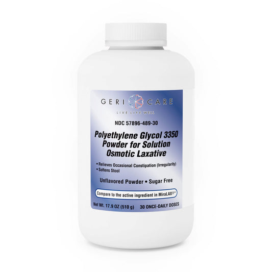 Laxative Geri-Care® Powder 17.9 oz. Polyethylene Glycol 3350